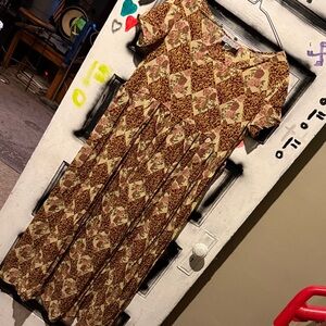 Elegant Floral Long Sleeve Dress